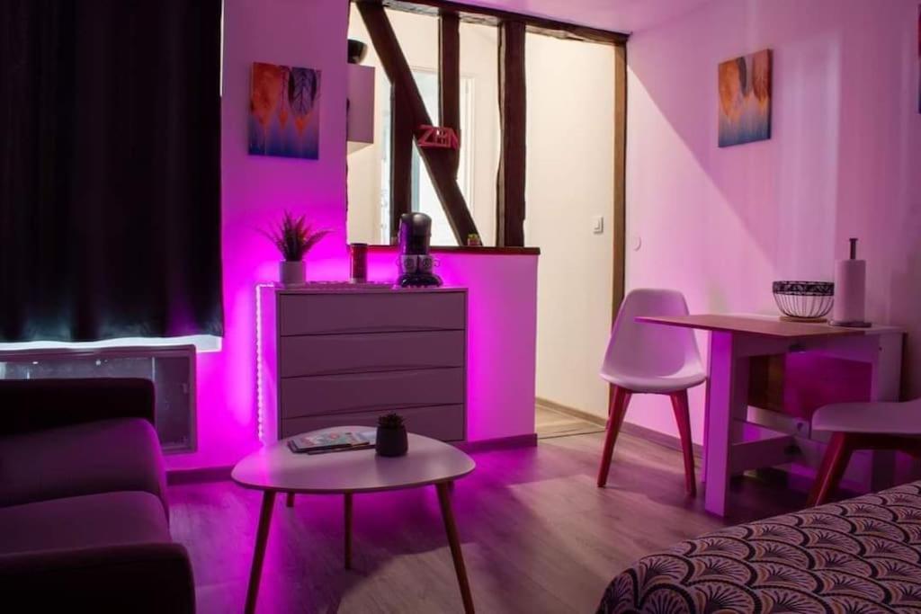 Studio Charmant Confortable Tv Centre Ville 卢维耶 外观 照片