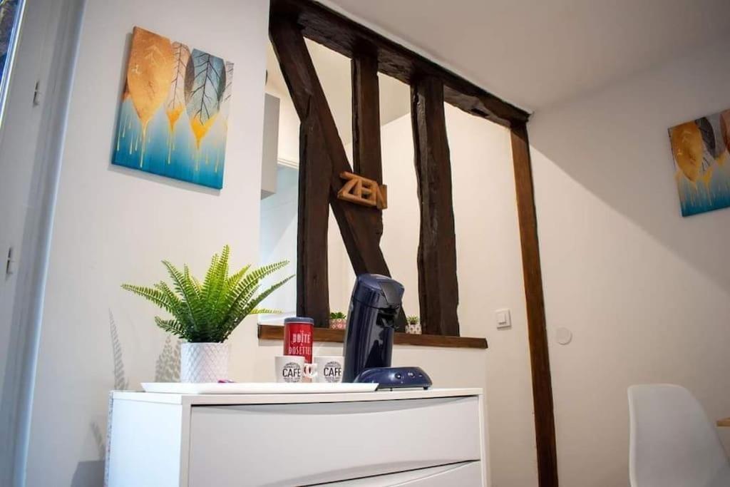 Studio Charmant Confortable Tv Centre Ville 卢维耶 外观 照片