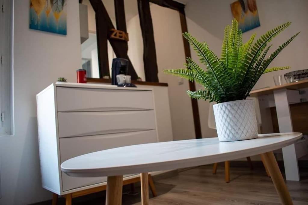 Studio Charmant Confortable Tv Centre Ville 卢维耶 外观 照片